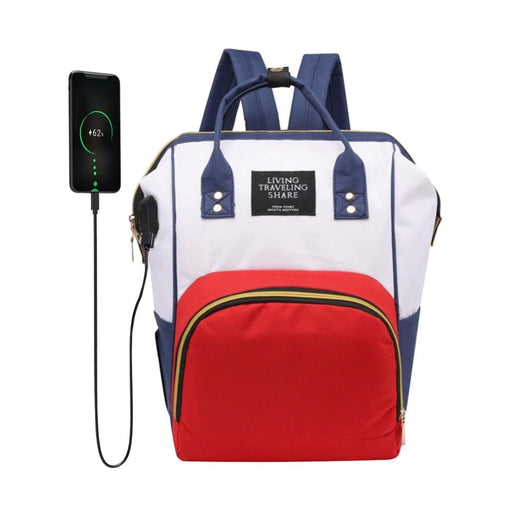 Large Capacity Nappy Bag with USB